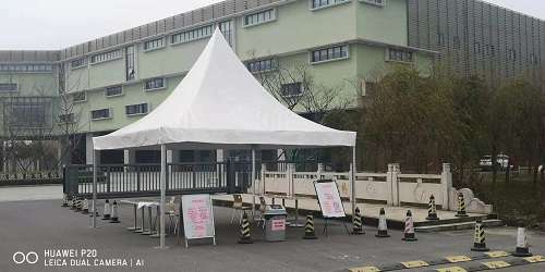 靈通篷房公司有三米到五米防疫.篷房、安檢篷房現(xiàn)貨